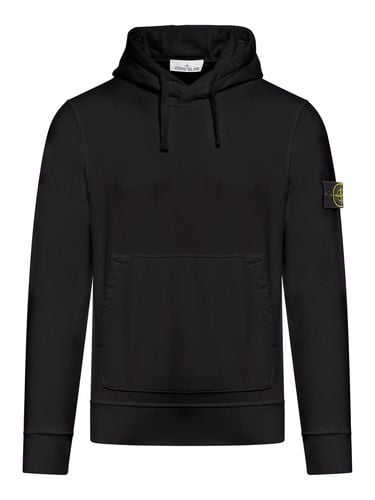 HOODIE WITH COMPASS APPLICATION - Man - Stone Island - Modalova