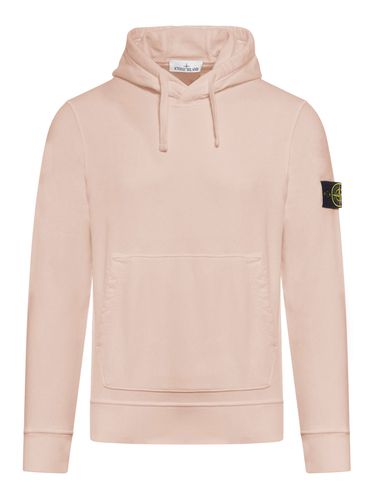 HOODIE WITH COMPASS APPLICATION - Man - Stone Island - Modalova