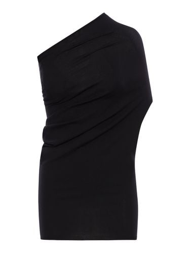 ONE SHOULDER VISCOSE MINI DRESS - Woman - Rick Owens - Modalova