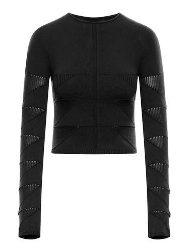 VISCOSE SWEATER WITH RIBBED WORKMANSHIP - Woman - Rick Owens - Modalova