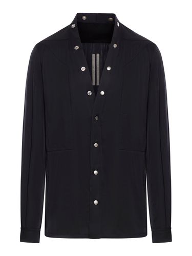 SATIN FABRIC SHIRT - Man - Rick Owens - Modalova