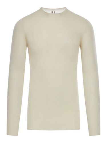 WOOL SWEATER IN SEMI-TRANSPARENT FABRIC - Man - Rick Owens - Modalova