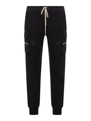 STRETCH COTTON CARGO SPORTS PANTS - Man - Rick Owens - Modalova