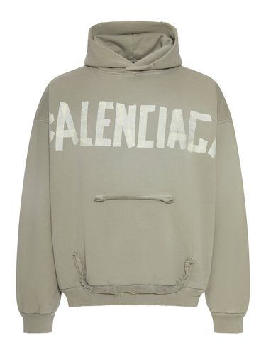 HOODIE WITH RIPPED POCKET - Man - Balenciaga - Modalova