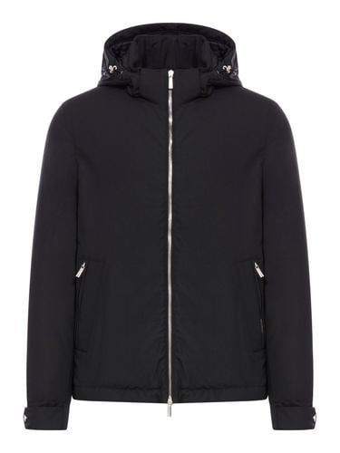 TECHNICAL FABRIC JACKET WITH HOOD - Man - Moorer - Modalova