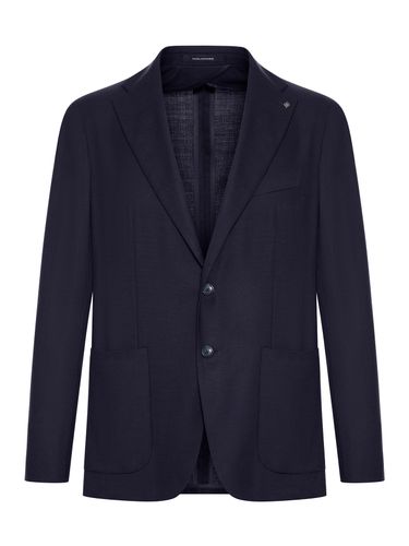 SINGLE BREASTED WOOL JACKET - Man - Tagliatore - Modalova