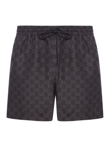 GG PRINT NYLON SWIMSUIT - Man - Gucci - Modalova
