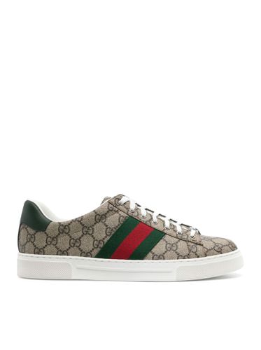 ACE MEN`S SNEAKER WITH WEB DETAIL - Man - Gucci - Modalova