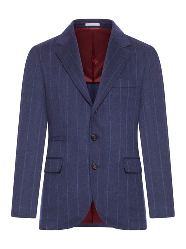 Wool blend jacket - - Man - Brunello Cucinelli - Modalova