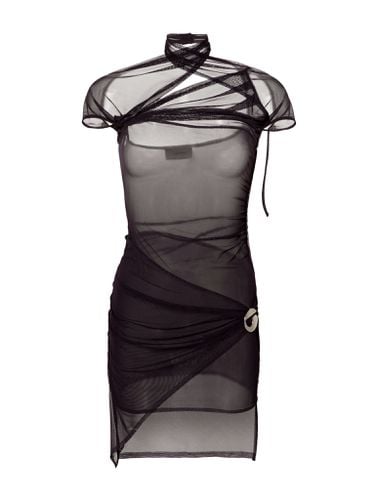 Semi-transparent asymmetric dress - Woman - Coperni - Modalova