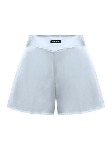 SLIK SHORTS - Miu Miu - Woman - Miu Miu - Modalova