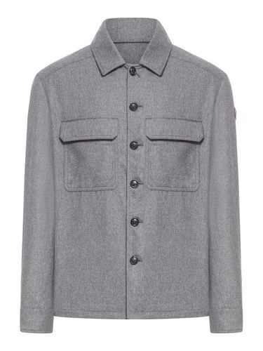 Cashmere blend shirt - Man - Moncler - Modalova