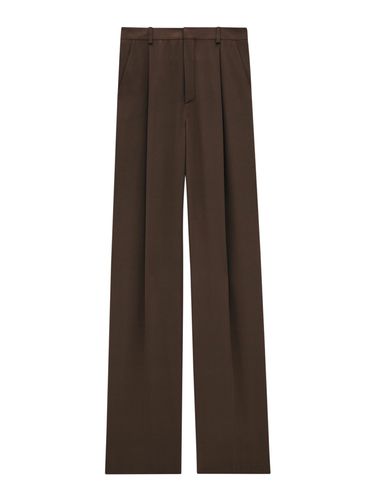 SILK CREPE TROUSERS - Woman - Saint Laurent - Modalova