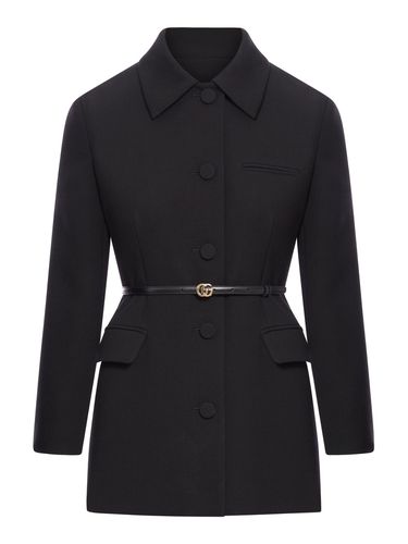 WOOL CREPE JACKET - Gucci - Woman - Gucci - Modalova