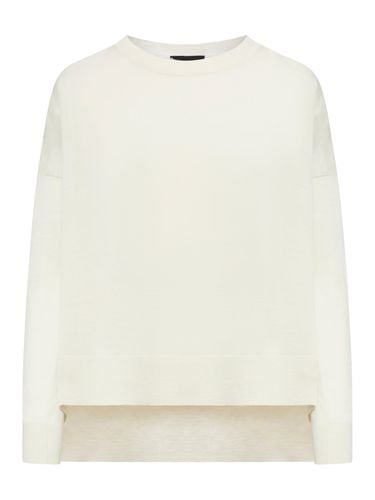 OVERSIZED CREW NECK SWEATER - Woman - Roberto Collina - Modalova