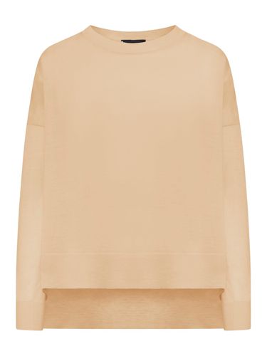 OVERSIZED CREW NECK SWEATER - Woman - Roberto Collina - Modalova