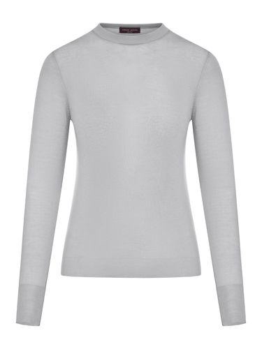 CREWNECK SWEATER IN WOOL - Woman - Roberto Collina - Modalova