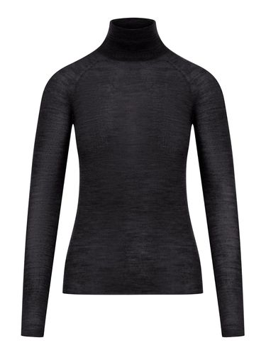 WOOL HIGH NECK SWEATER - Woman - Roberto Collina - Modalova