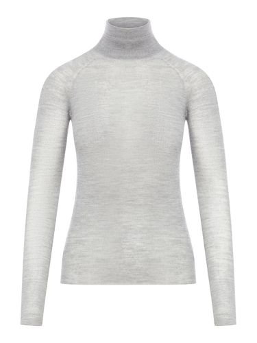 WOOL HIGH NECK SWEATER - Woman - Roberto Collina - Modalova