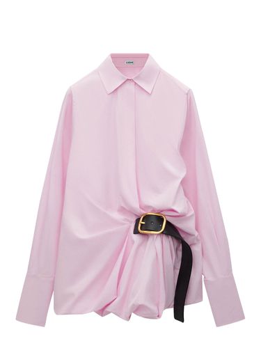 Cotton Belted Shirt - Loewe - Woman - Loewe - Modalova