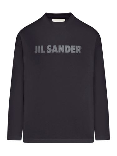 LONG SLEEVE T-SHIRT WITH LOGO - Man - Jil Sander - Modalova