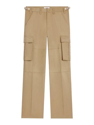 TECHNICAL COTTON CARGO TROUSERS - Man - Celine - Modalova