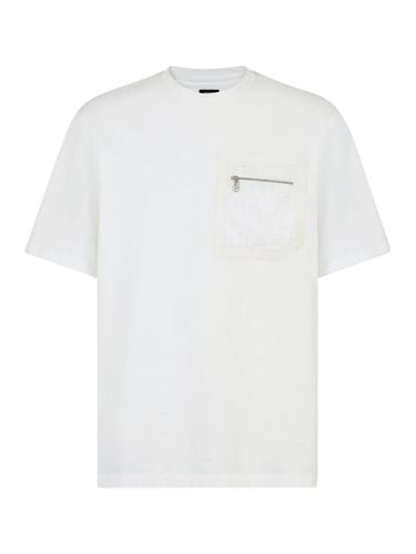 White cotton T-shirt - Fendi - Man - Fendi - Modalova