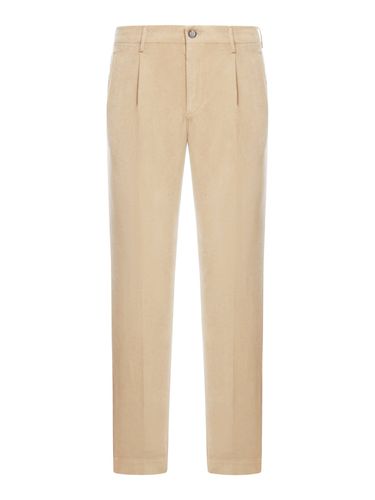 COTTON TROUSERS WITH PLEATS - Man - Incotex - Modalova