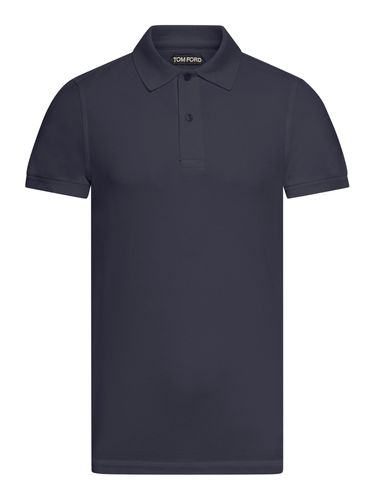 COTTON POLO SHIRT - Tom Ford - Man - Tom Ford - Modalova