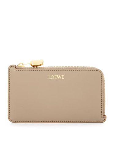 Pebble Card Holder with Coin Purse in Shiny Calfskin - Woman - Loewe - Modalova