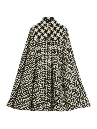 GEOMETRIC TWEED CAPE - Woman - Valentino Garavani - Modalova