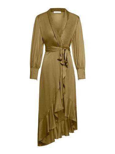 SILK WRAP DRESS - Woman - Zimmermann - Modalova