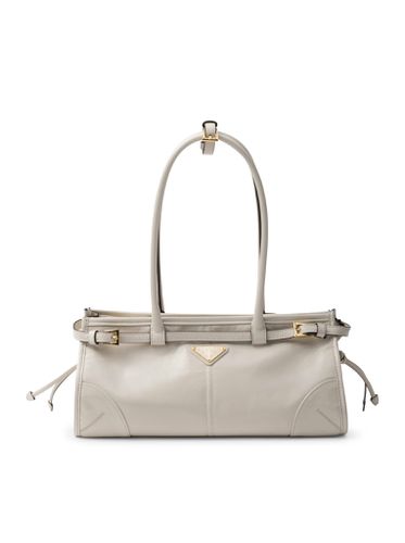 Medium leather handbag - Woman - Prada - Modalova