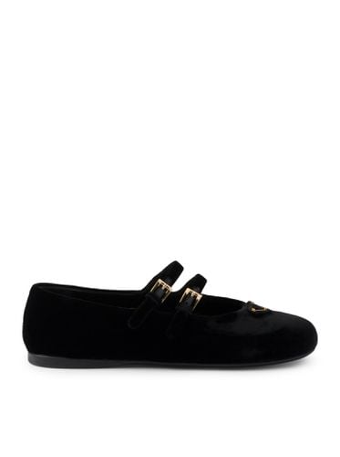 Velvet Ballerinas - Prada - Woman - Prada - Modalova