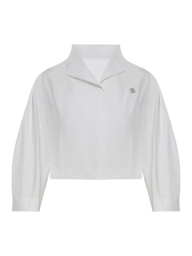 COTTON POPLIN CROP SHIRT - Woman - Givenchy - Modalova