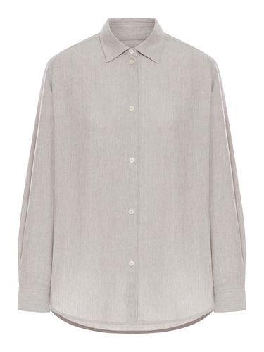 OVERSIZED WOOL MIX SHIRT - Woman - Toteme - Modalova