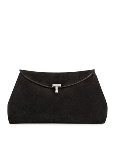 T-Lock clutch espresso - Woman - Toteme - Modalova