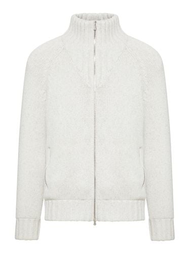 PADDED CASHMERE CARDIGAN - Man - Brunello Cucinelli - Modalova