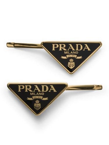 Metal hair clips - Prada - Woman - Prada - Modalova