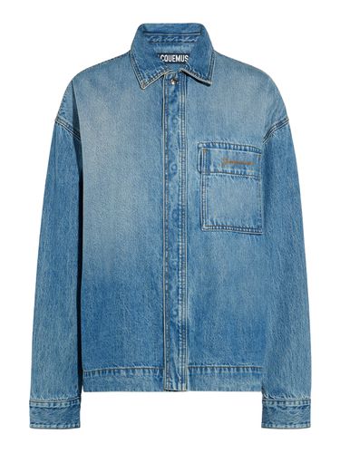 Boxy denim shirt - Jacquemus - Man - Jacquemus - Modalova