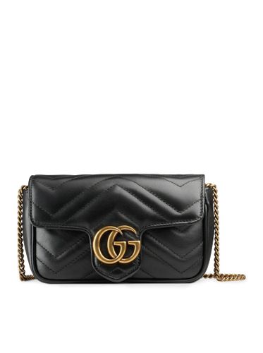 GG MARMONT MINI BAG IN QUILTED LEATHER - Woman - Gucci - Modalova