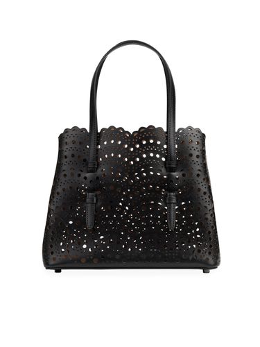 MINA 25 BAG IN LUXURIOUS WAVE CALF LEATHER - Woman - Alaia - Modalova