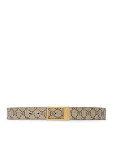 GG belt with rectangular buckle - - Man - Gucci - Modalova