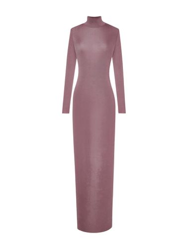 LONG VISCOSE DRESS - - Woman - Saint Laurent - Modalova