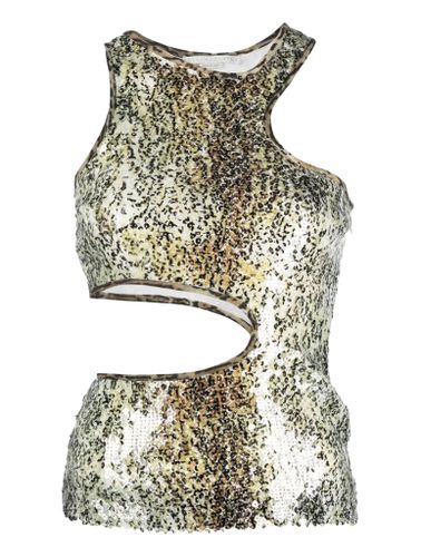 SEQUIN-EMBELLISHED CUT-OUT TOP - - Woman - Stella Mccartney - Modalova