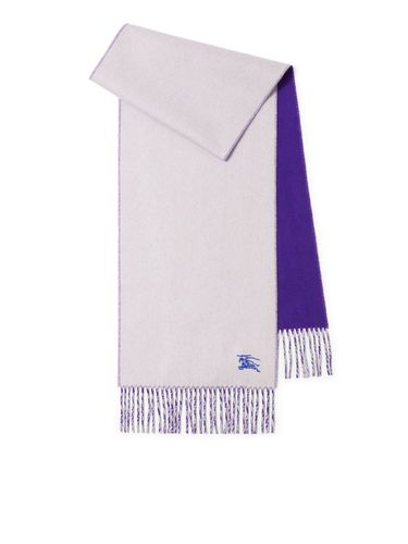 Reversible cashmere scarf with EKD - - Woman - Burberry - Modalova