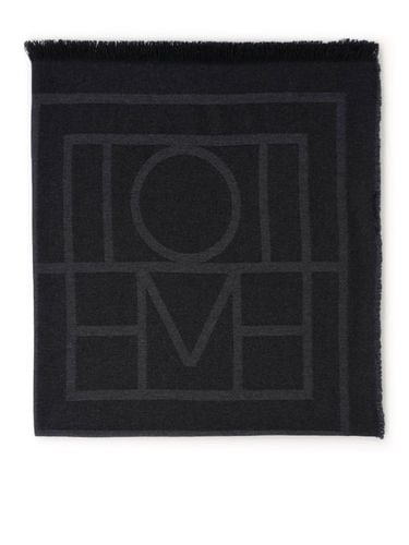 Monogram wool cashmere scarf - - Woman - Toteme - Modalova