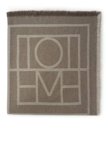 Monogram wool cashmere scarf - - Woman - Toteme - Modalova