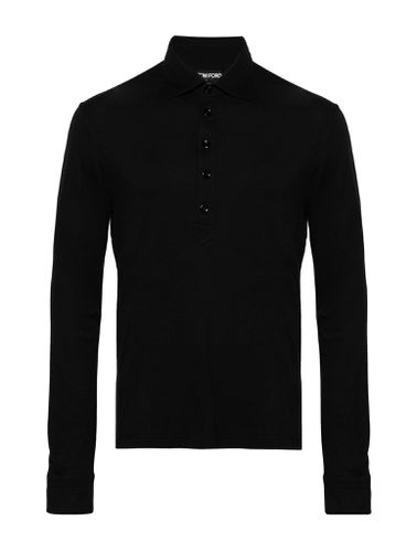 Chest-pocket jersey polo shirt - Man - Tom Ford - Modalova