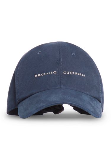 Logo-embroidered cotton baseball cap - - Man - Brunello Cucinelli - Modalova